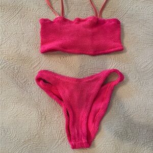 Hunza G Bright Pink Swimwear